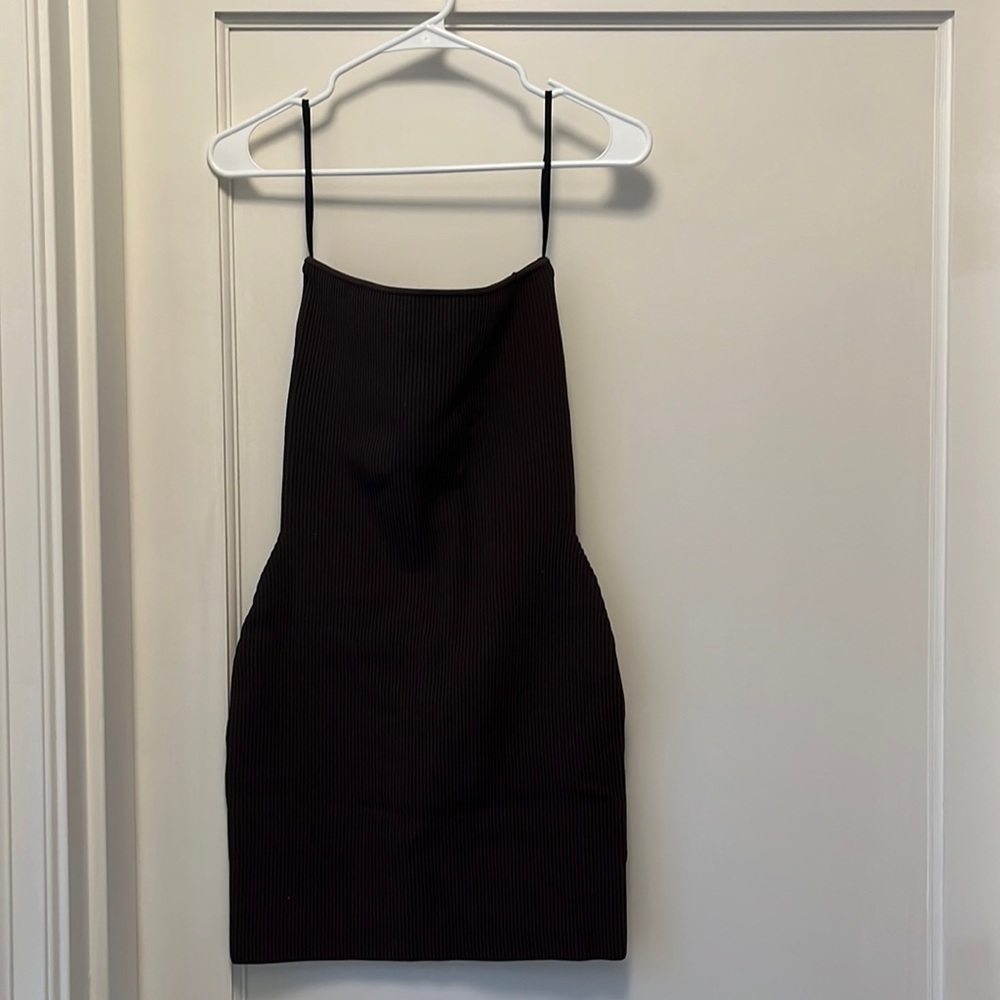 Sculpt Knit Tube Dress from Aritizia in “Rich Mocha Brown”, Size S/P - Picture 3 of 4